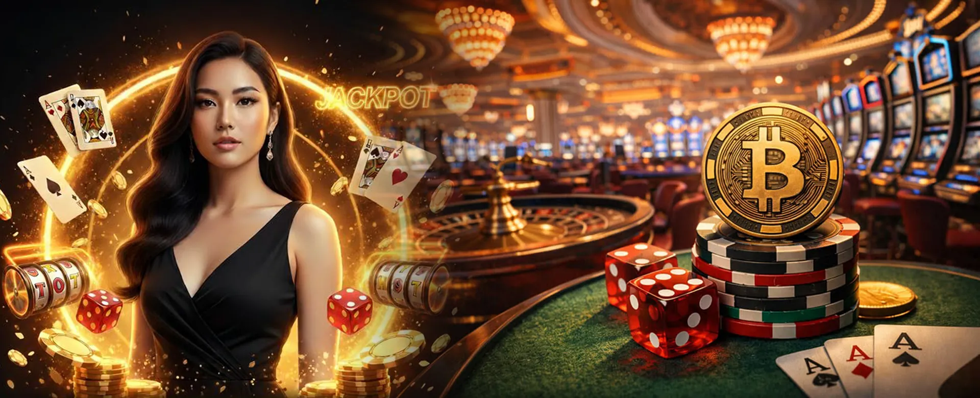 jl365 Mobile App Interface with Casino Games